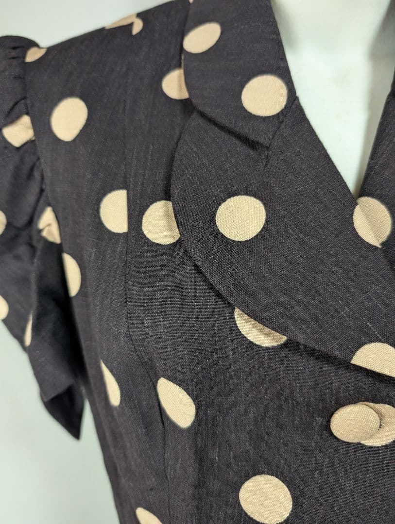 John Galliano ジョン・ガリアーノ とても可愛いドット柄スーツ