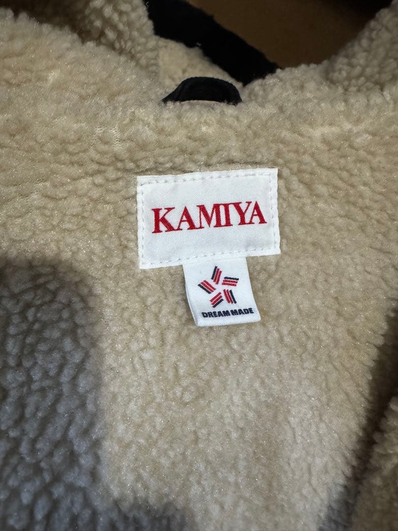 KAMIYA BORO Duck Blouson サイズS ブラック