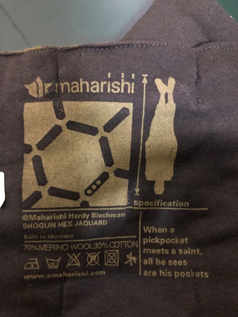 希少 90s maharishi マハリシ マフラー