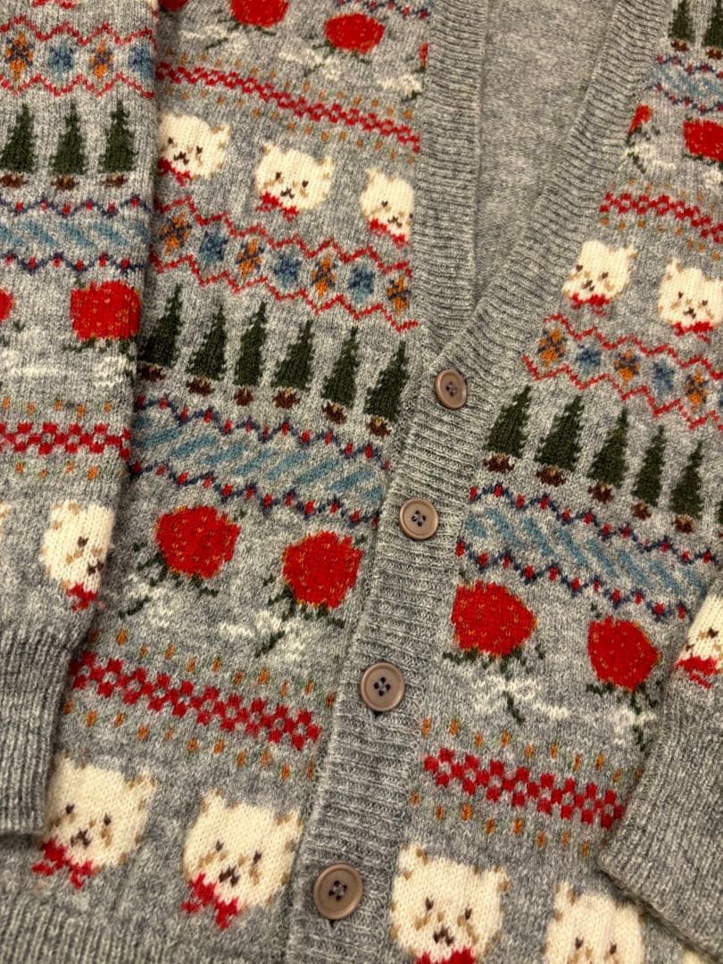 KANEKO ISAO 金子功　メンズ　カーディガン　ニット　ピンクハウス