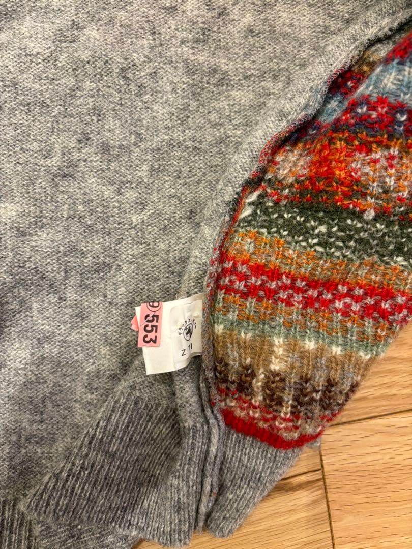 KANEKO ISAO 金子功　メンズ　カーディガン　ニット　ピンクハウス