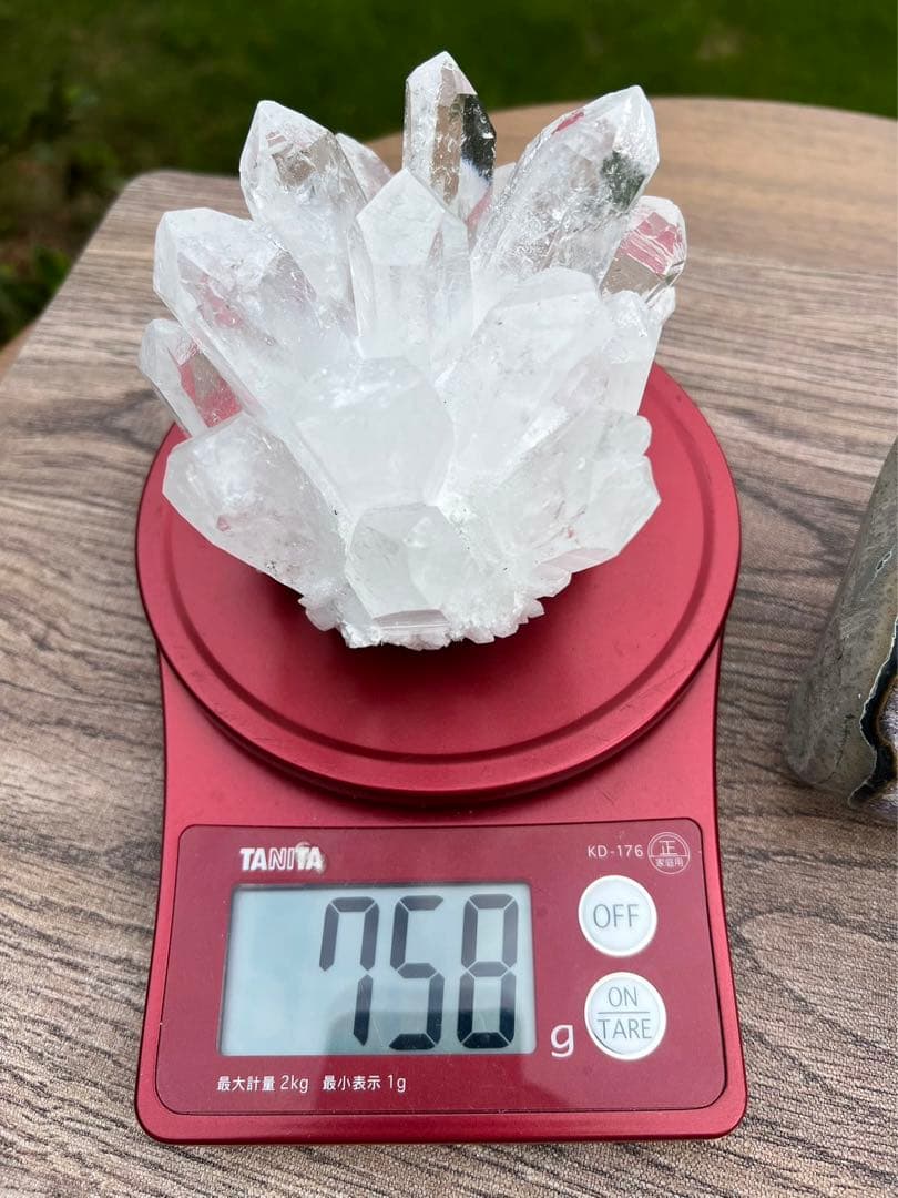 お*ん様 A153 アメジストドーム クラスター ウルグアイ産 と水晶クラスター