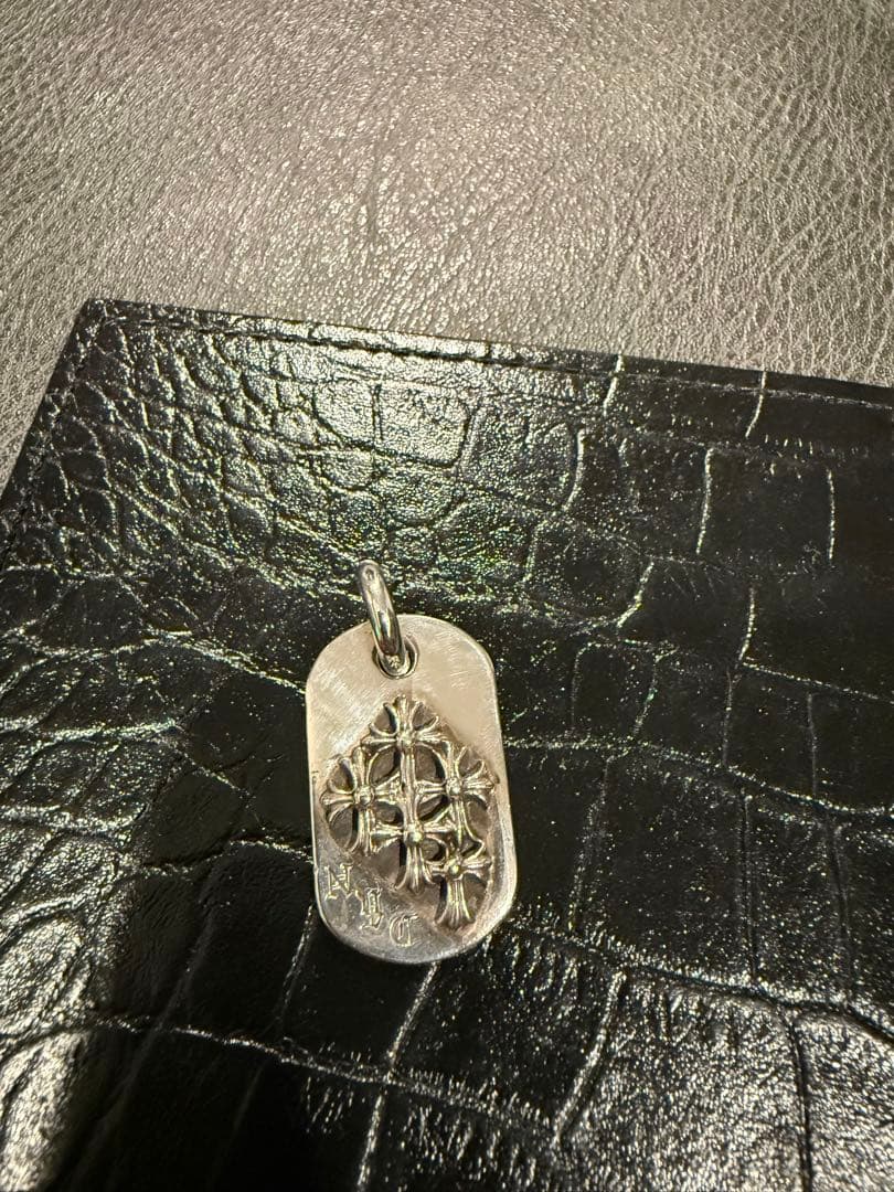 ✨美品✨CHROME HEARTSレイズドセメタリードッグタグ 1998 NYC