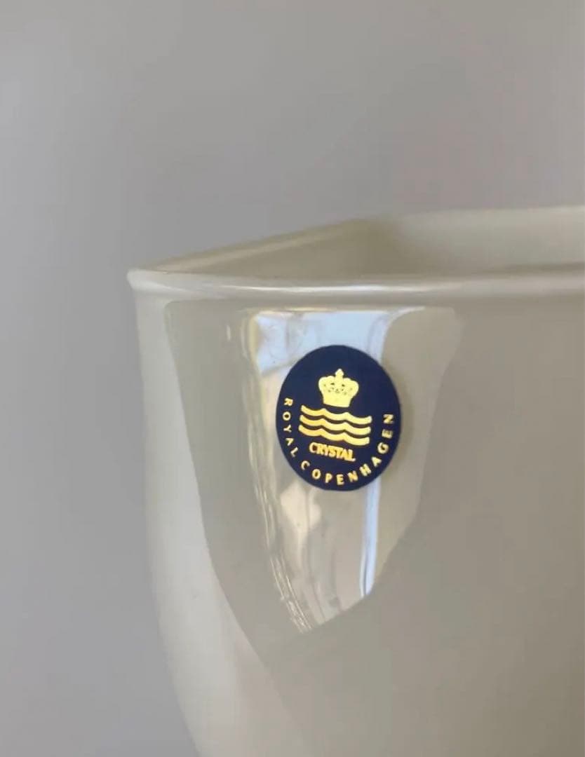 ロイヤルコペンハーゲン クリスタル　QUADRO フラワーベース　デンマーク製