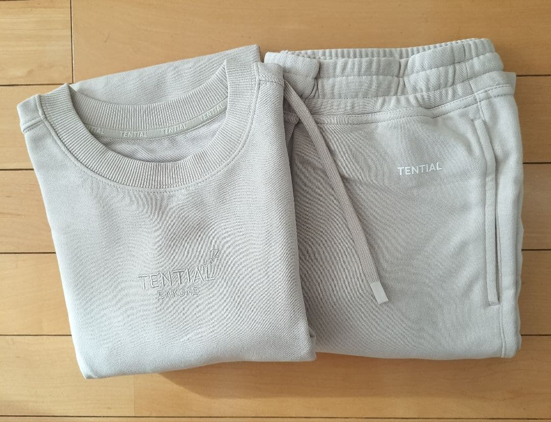 【正規品】BAKUNE スウェット メンズ 上下セット M Greige