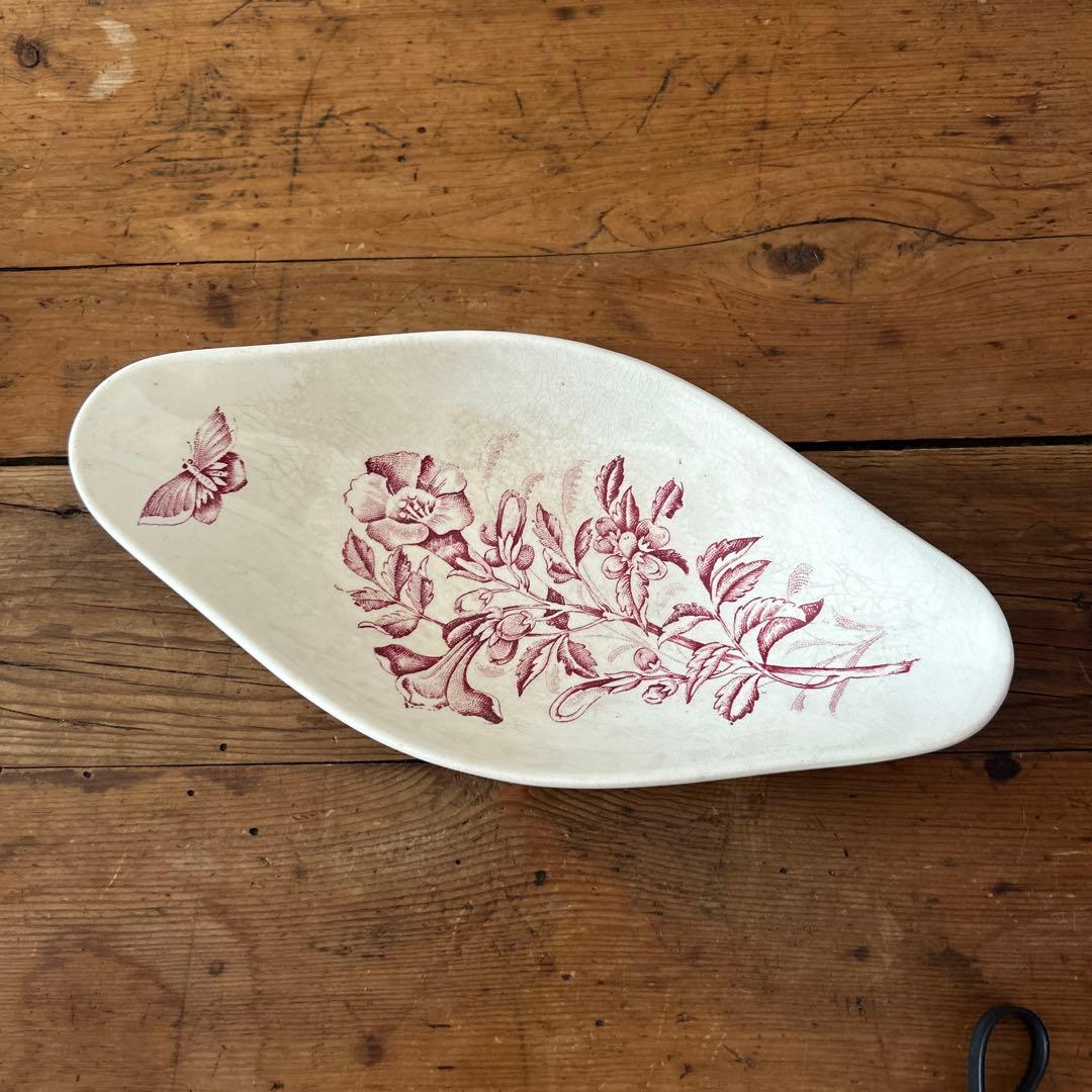 【フランスアンティーク】ラヴィエ ジャスミン 蝶