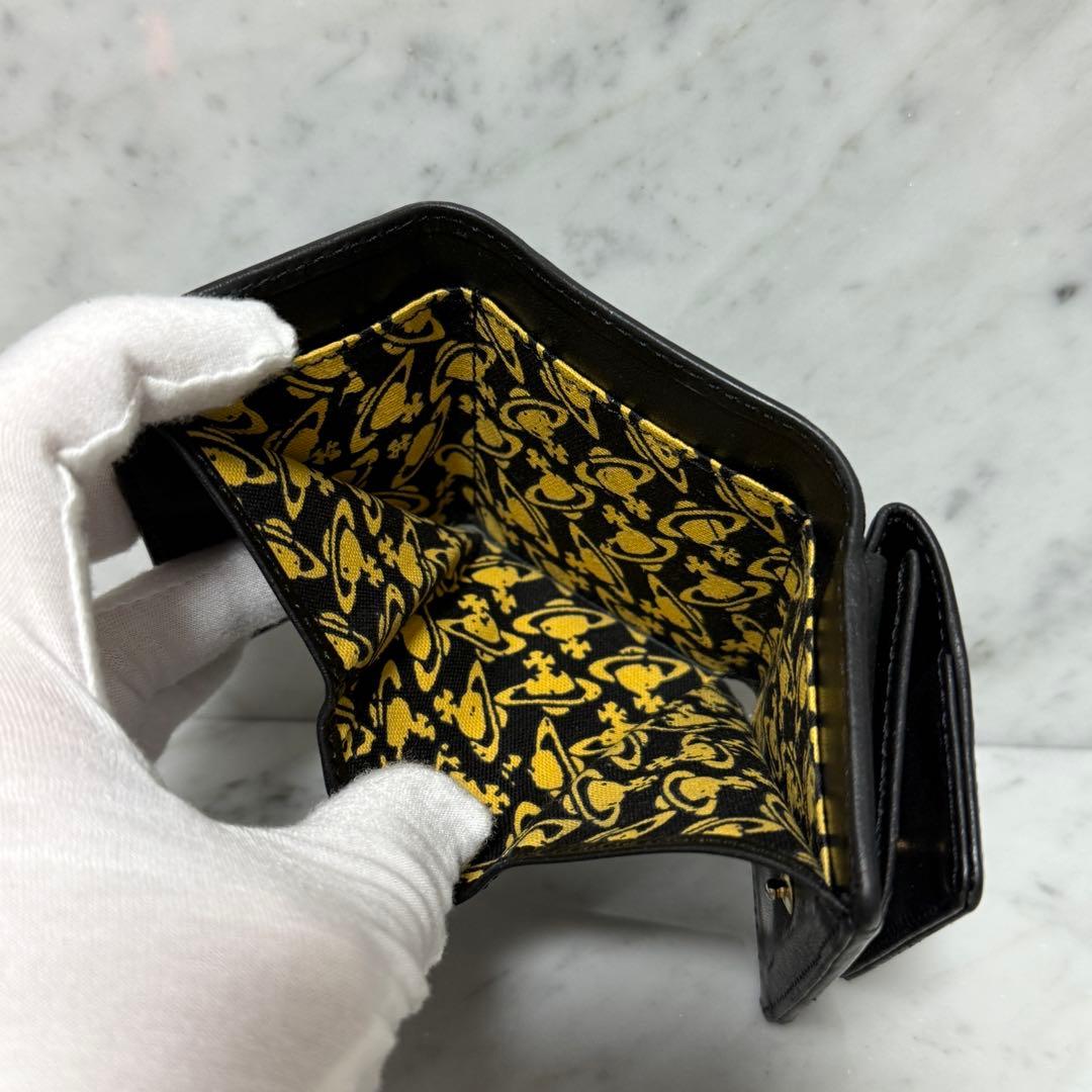 Vivienne Westwood ヴィヴィアンウエストウッド 三つ折り財布 黒