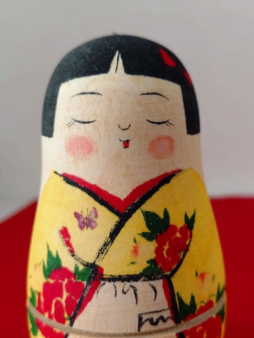伝統こけし　本間直子工人　マトリョーシカこけし