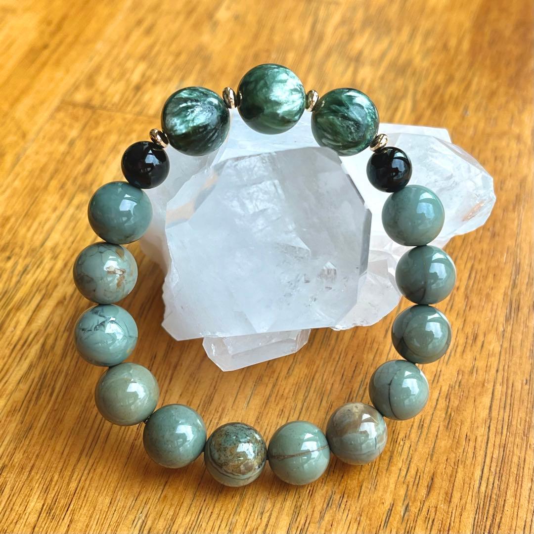 天然石ブレスレット　満月浄化