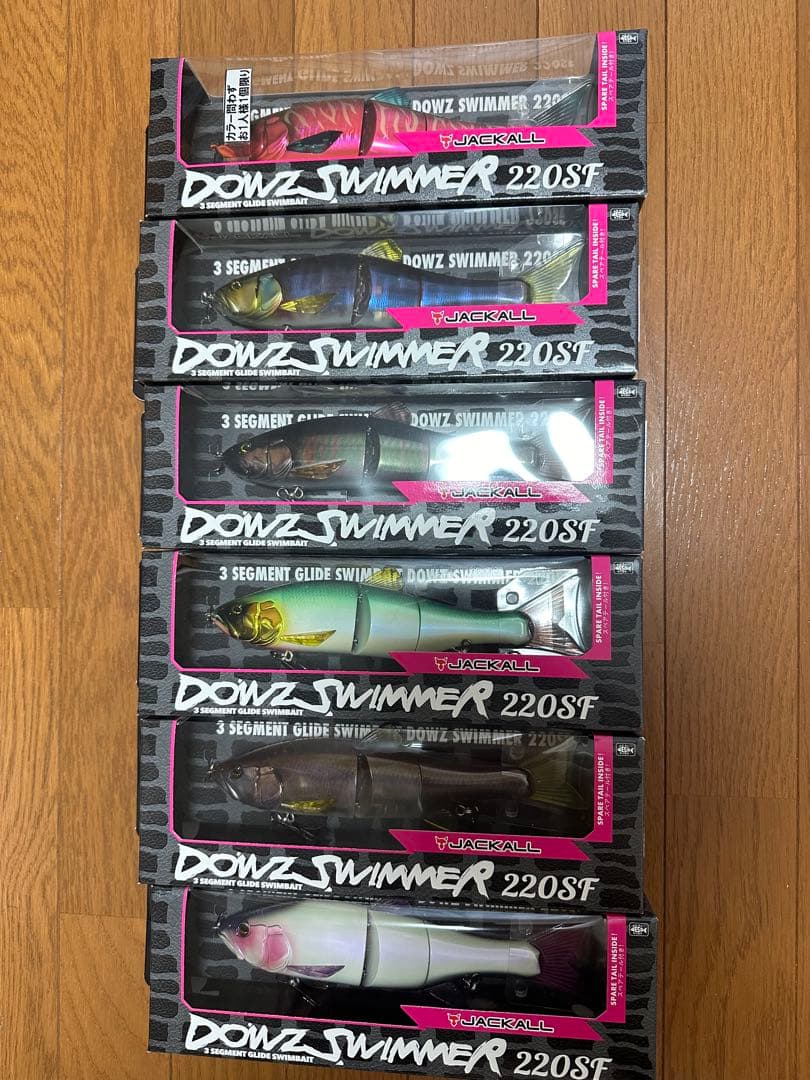JACKALL DOWZ SWIMMER 220SF 6個セット