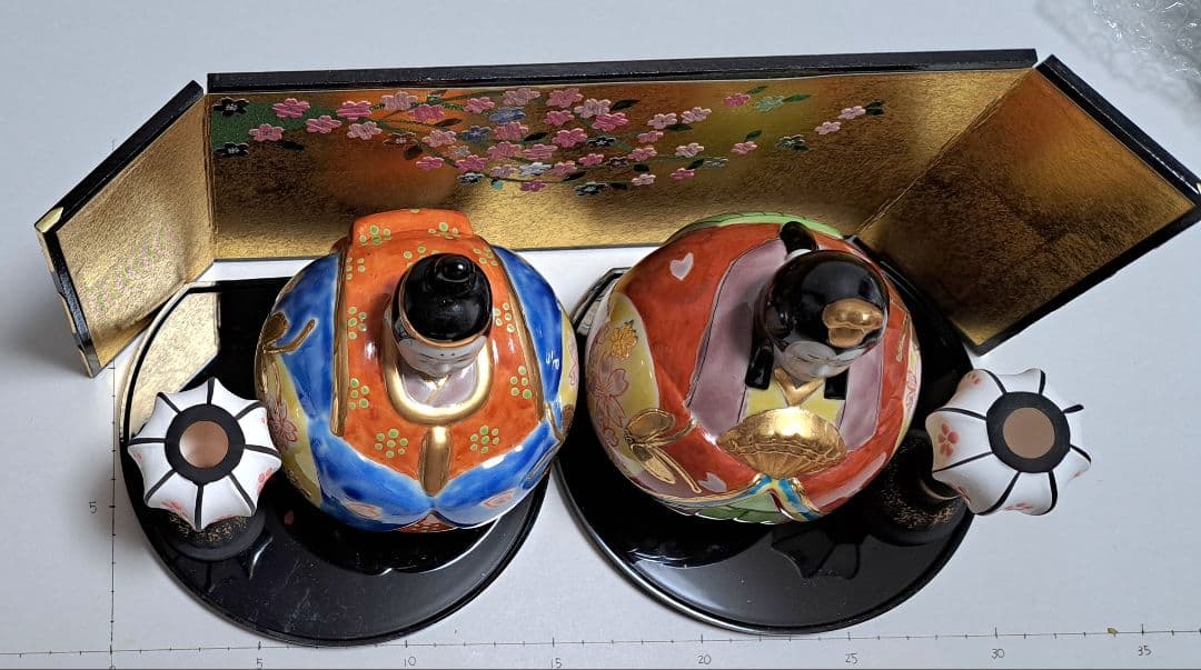 k-⑨九谷焼 ひな人形 玉雛