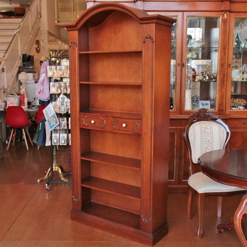 イタリア製ブックシェルフ 高さ192cm 本棚 収納 602-234