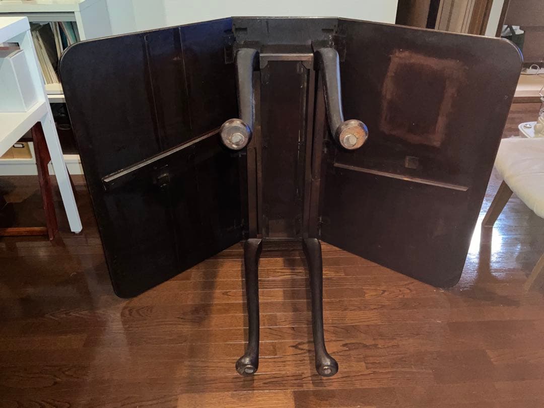 アンティーク山本商店レストア　英国　アンティーク　バタフライテーブル　2〜6人用