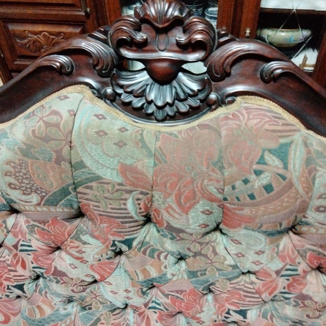 らむ　ビクトリアンスタイル 　3人掛けソファ