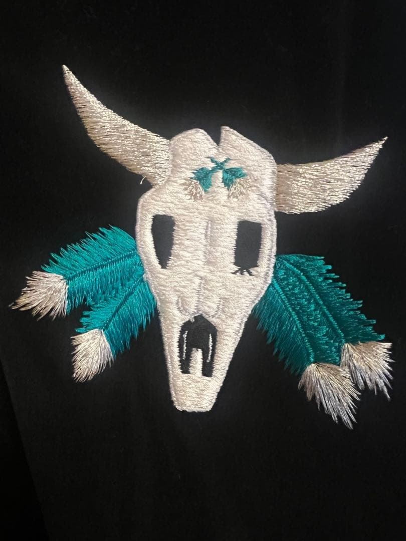 M*o様 値下　限定品希少　スカジャン 黒　別珍　刺繍　老舗プリンス社55周年