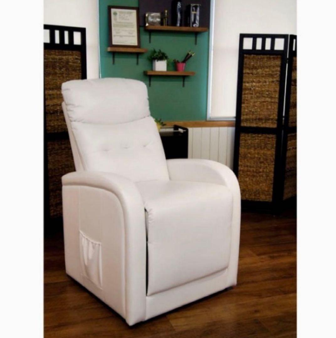 電動 リクライニング ソファ 1人掛け 合成皮革