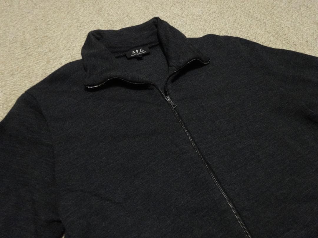 希少　９０ｓ　フランス製　A.P.C　ウール ジップアップジャケット　サイズ３