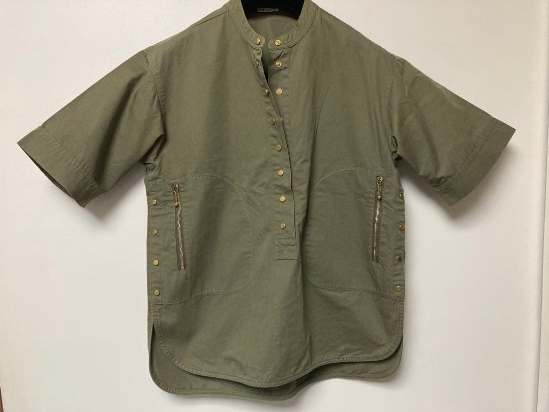 CÉLINE セリーヌ　フィービィー期ミリタリー風半袖シャツ　送料込み