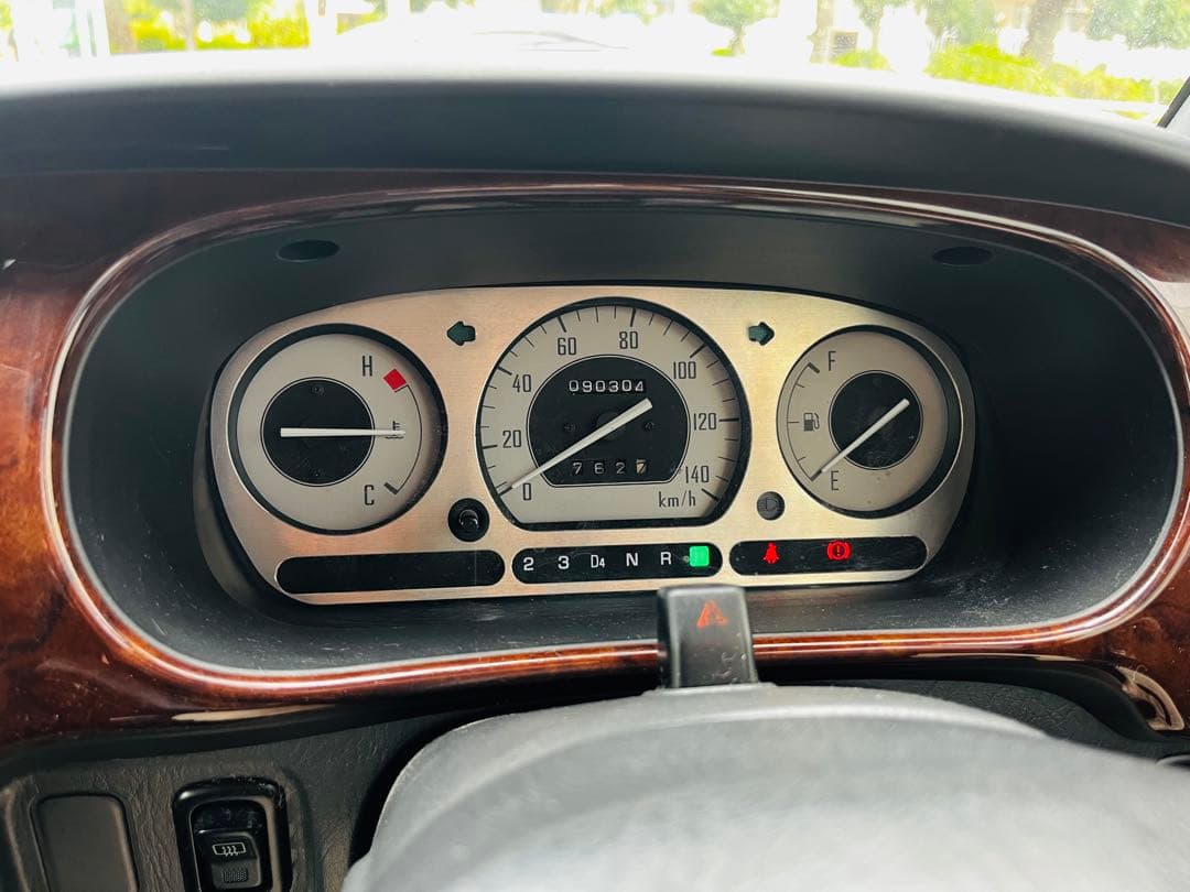 【 ダイハツ ミラジーノ L700S 】メタルスピードメーターパネル　アルミ