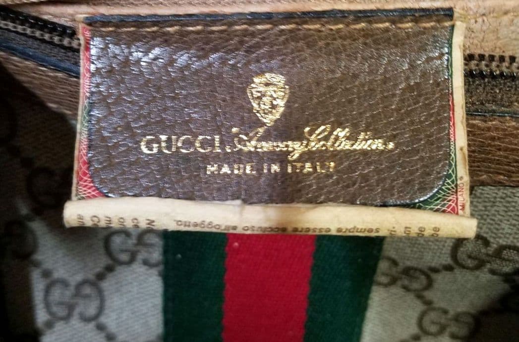 【美品】GUCCI ミニボストンバッグ シェリーライン GG柄 PVC 総柄