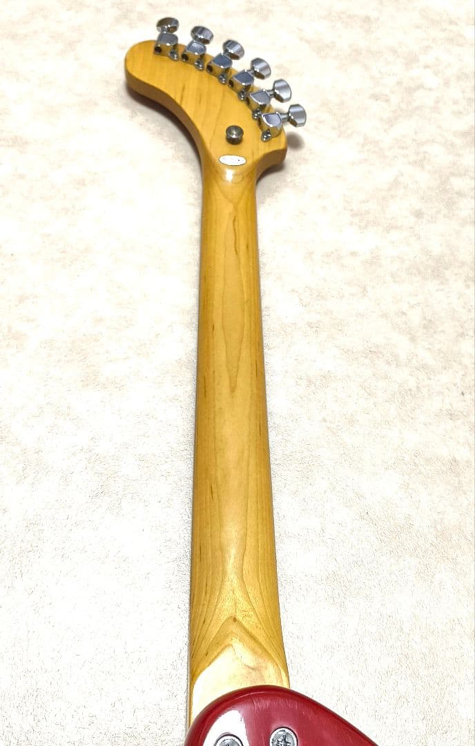 【美品】ZO-3 レッド アンプ内蔵ミニギター ヘッドフォン端子付