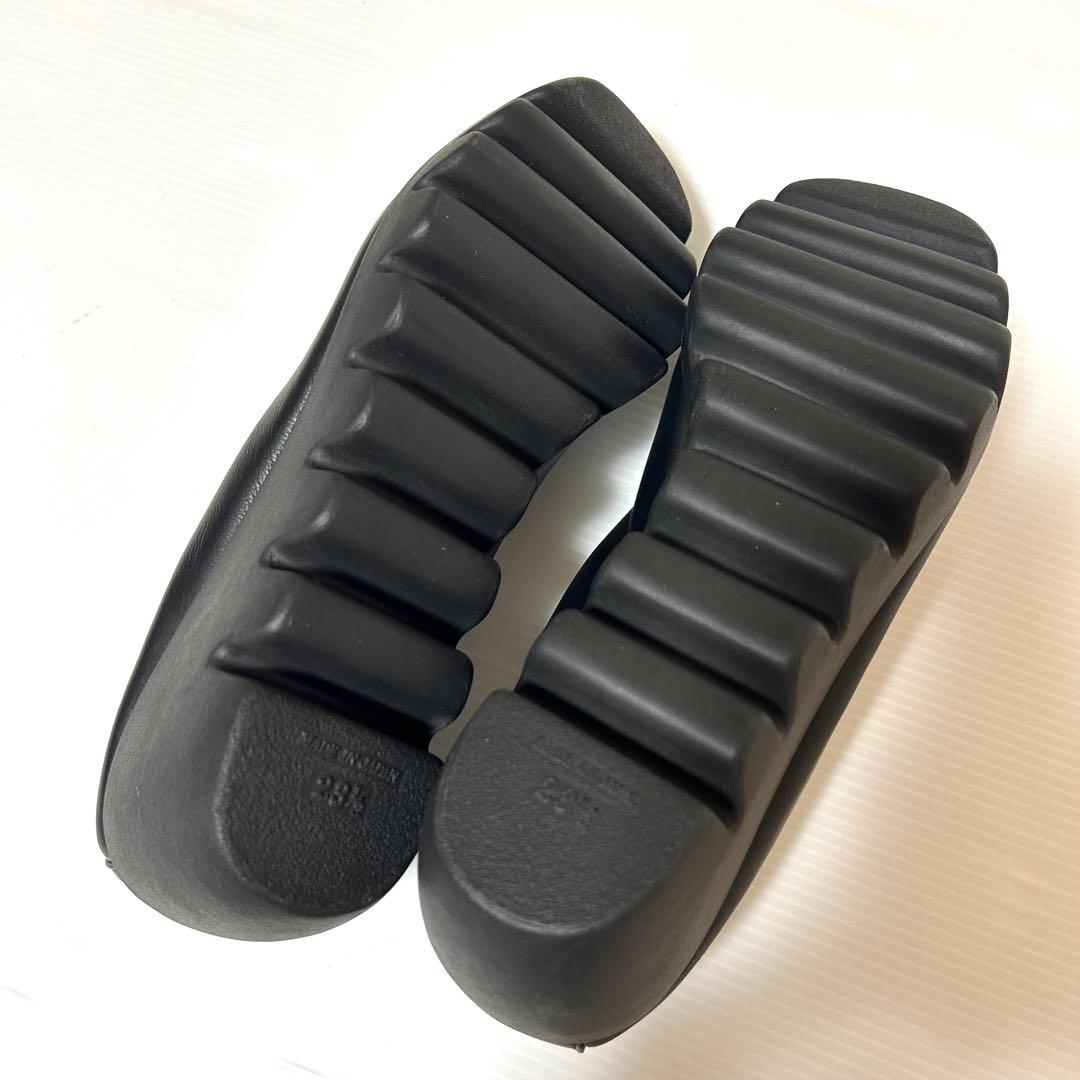 新品未使用✨ヒルズアヴェニュー 23.5㎝ ウェーブソール レザーパンプス