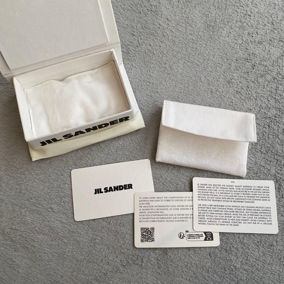 未使用品※JIL SANDER ゴールドフープピアス