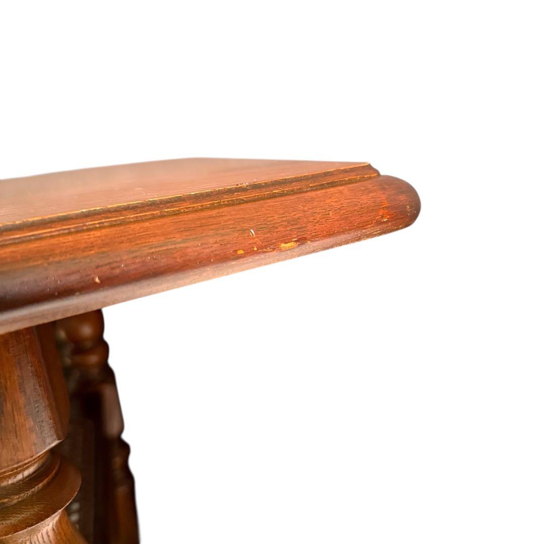 HR727 三越ブルージュ　籐　ラタン　ローテーブル　ティーテーブル