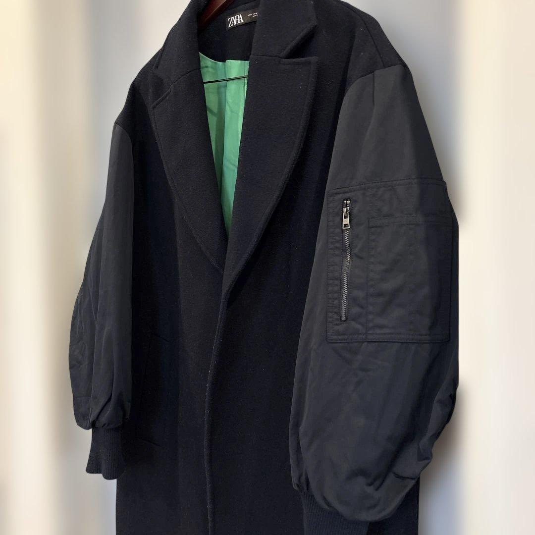 完売品 ZARA ザラ 【マッチングボンバーコート】 MA1 美品