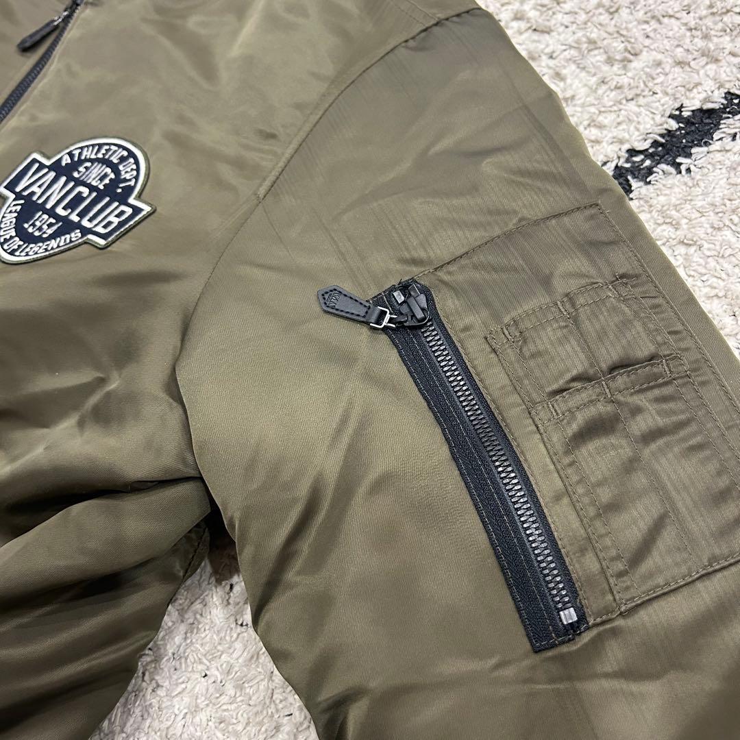 MA-1 VAN ヴァン フライトジャケット ダウンジャケット　アウター　カーキ