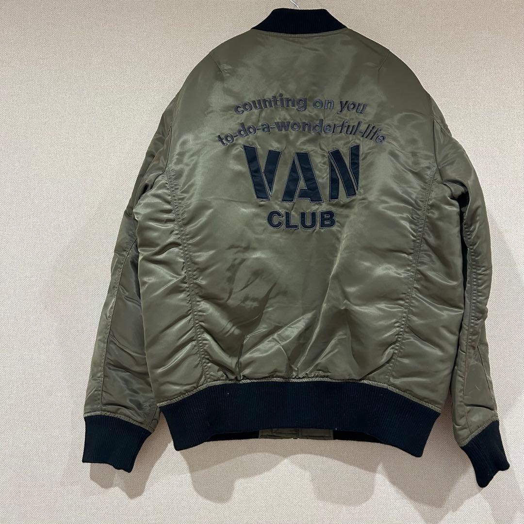 MA-1 VAN ヴァン フライトジャケット ダウンジャケット　アウター　カーキ