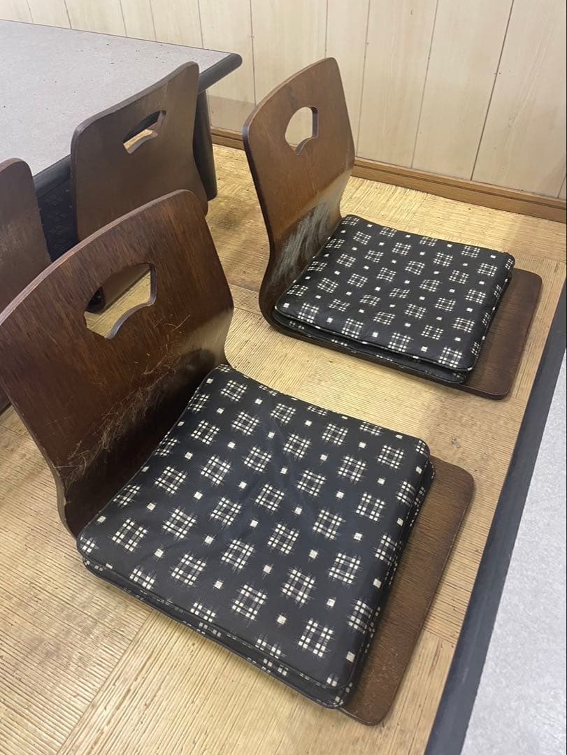 木製座椅子 6脚セット　24時間配送