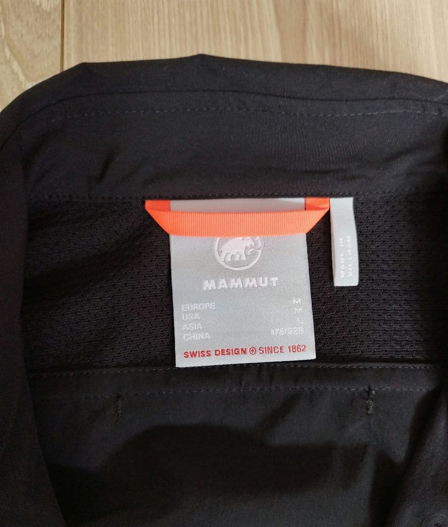 MAMMUT　セオン　シャツ　マムート　ブラック