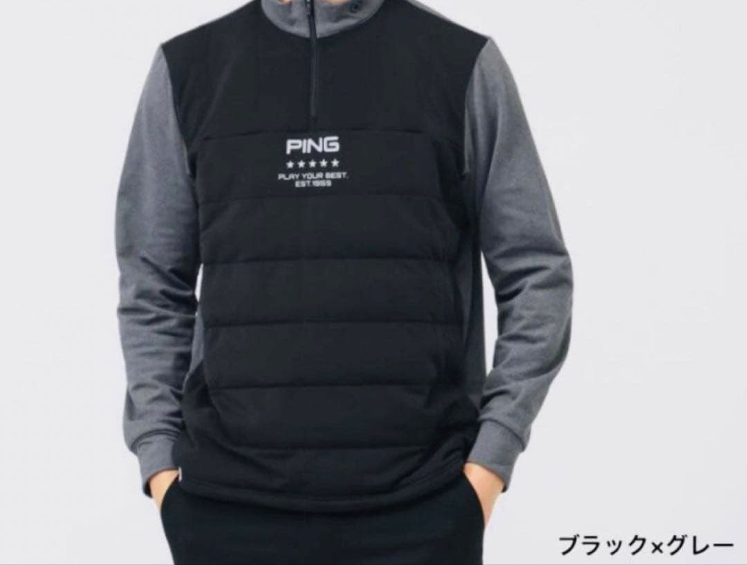 PING ゴルフ メンズ 24FWエアーフレイク ハイネック ジャケット ピン