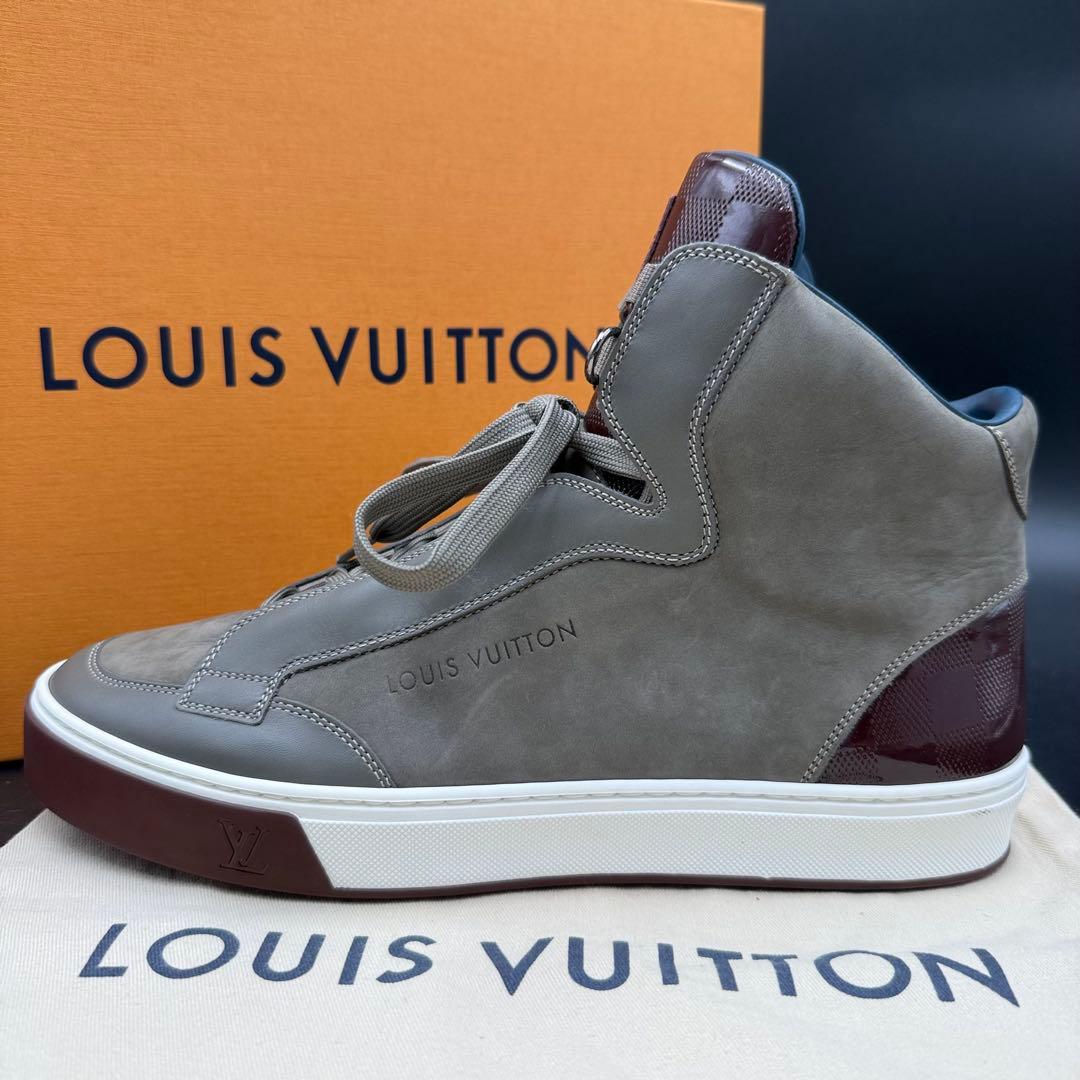 未使用✨ ルイヴィトン スピーカー ダミエ ハイカット メンズ 26cm相当