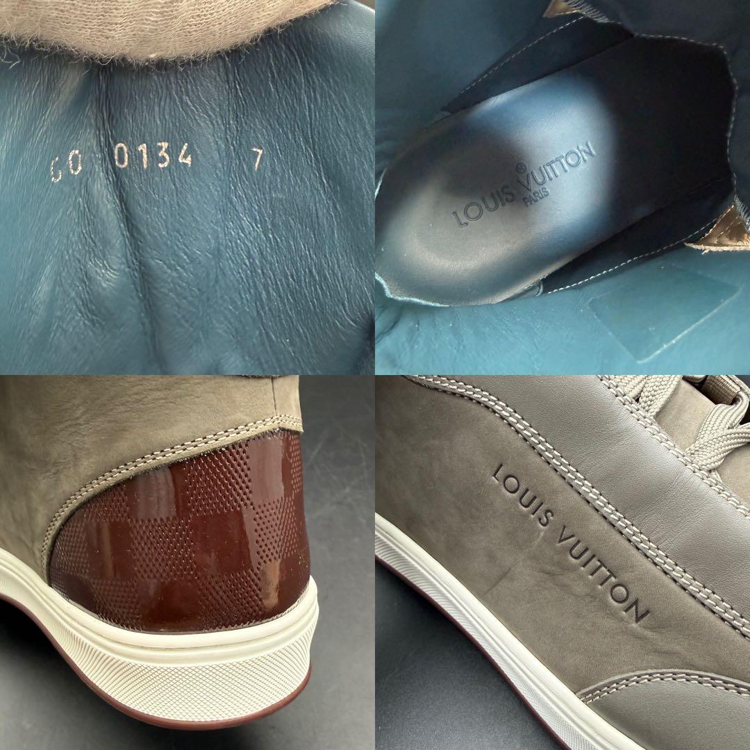 未使用✨ ルイヴィトン スピーカー ダミエ ハイカット メンズ 26cm相当