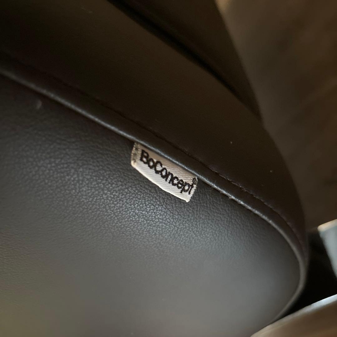 ボーコンセプト チェア 1人掛 シングルソファ レザー ブラウン ワンシーター①