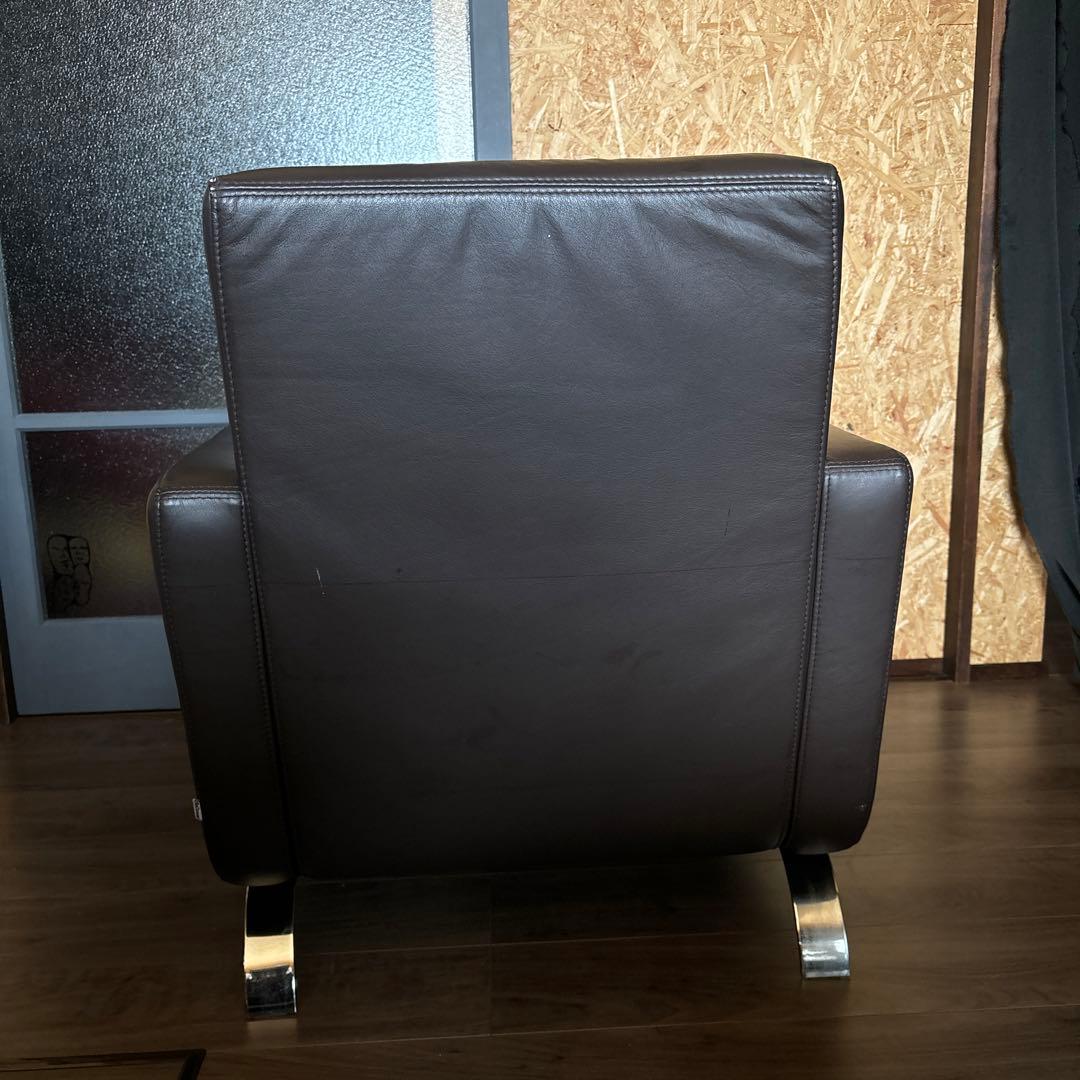 ボーコンセプト チェア 1人掛 シングルソファ レザー ブラウン ワンシーター①