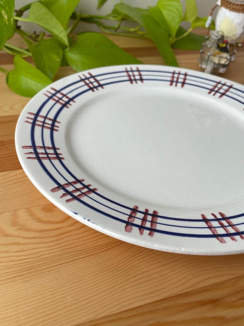 美品　サルグミンヌ　POITOU バスク　フランス　アンティーク　平皿　２枚