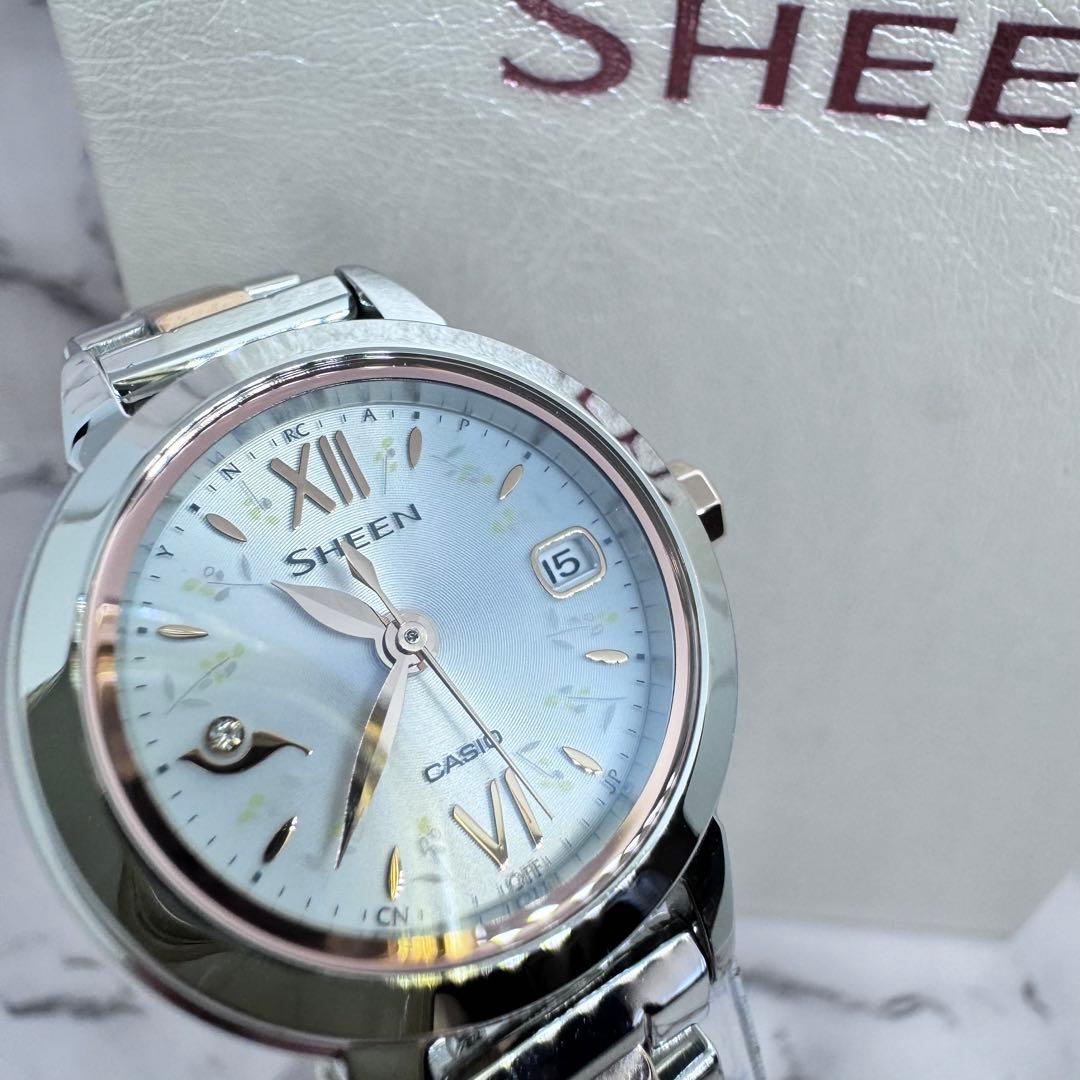 【極美品】 CASIO SHEEN Natural Garden 電波ソーラー