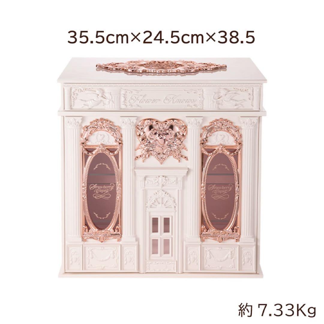 【新品未使用】フラワーノーズ　ストロベリーキューピッド　収納ボックス　小物入れ