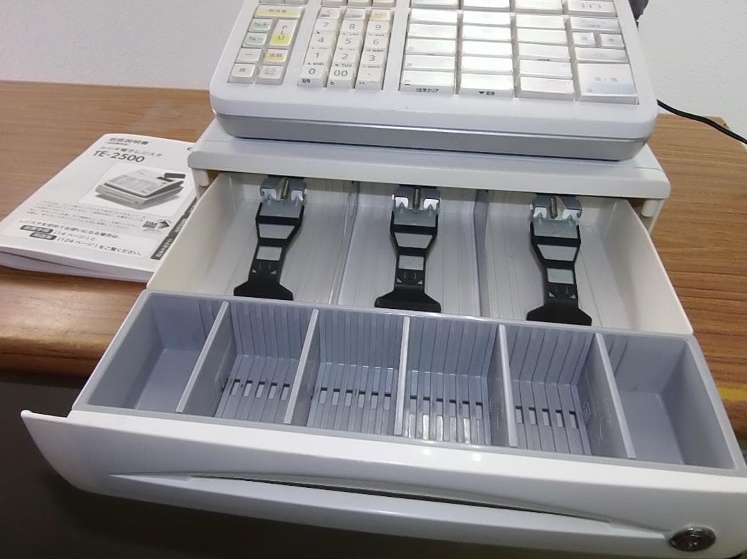 設定無料 CASIO TE-2500-15S レジスター 15部門 250815