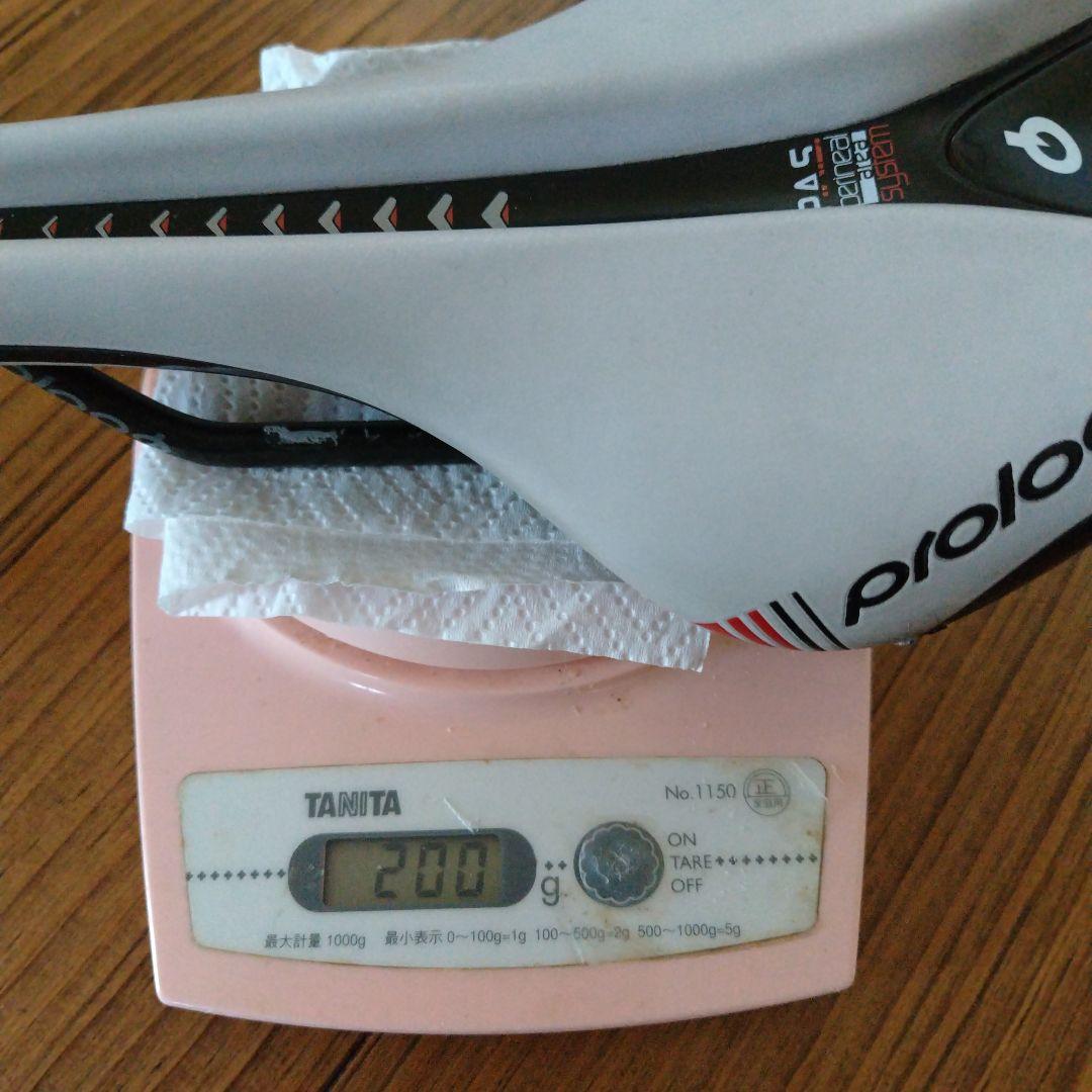 値下げします!Prologo 134サイズ サドル ホワイト・レッド