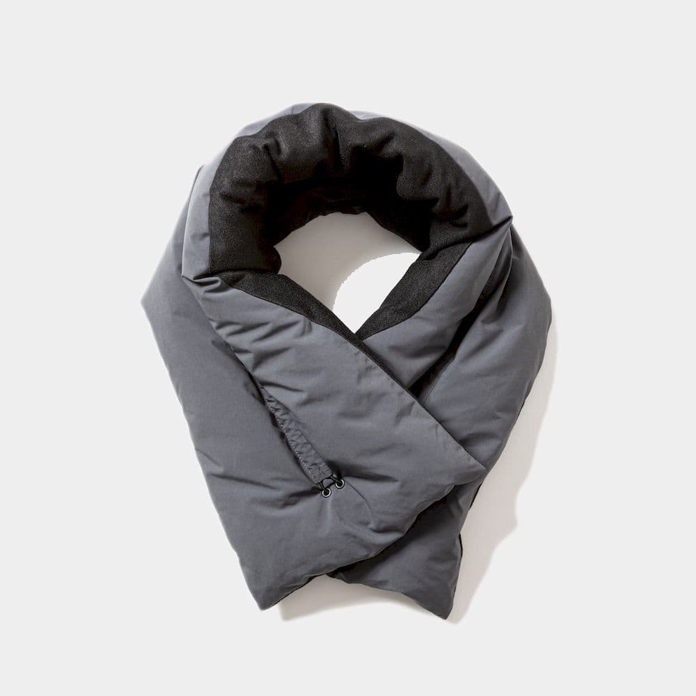 美品meanswhile　Wrap Down Mufflerダウンマフラー