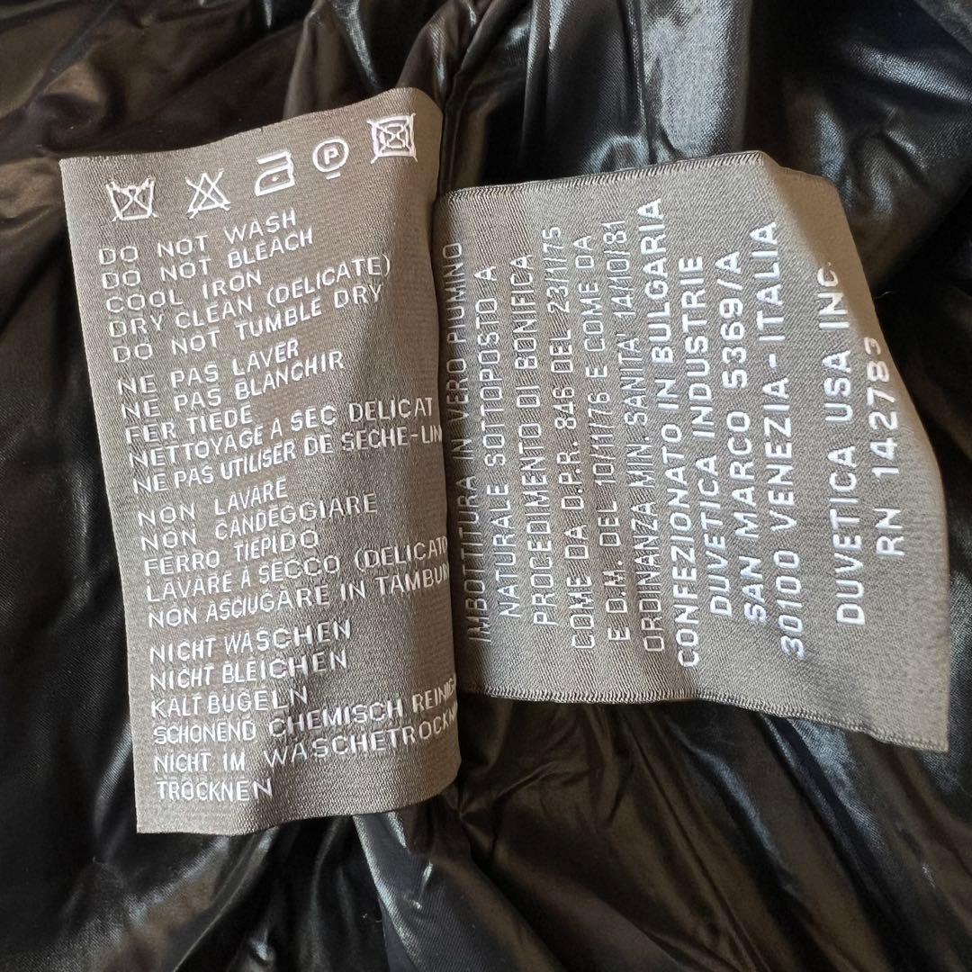 【高級】DUVETICA デュベティカ ダウンジャケット ダウンベスト ブラック