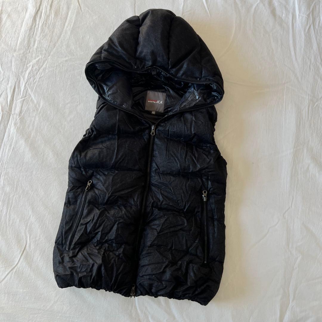 【高級】DUVETICA デュベティカ ダウンジャケット ダウンベスト ブラック