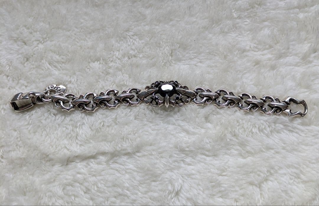 SLAYER 925スターリングシルバー フローラルブレスレット