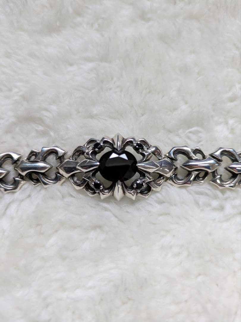 SLAYER 925スターリングシルバー フローラルブレスレット