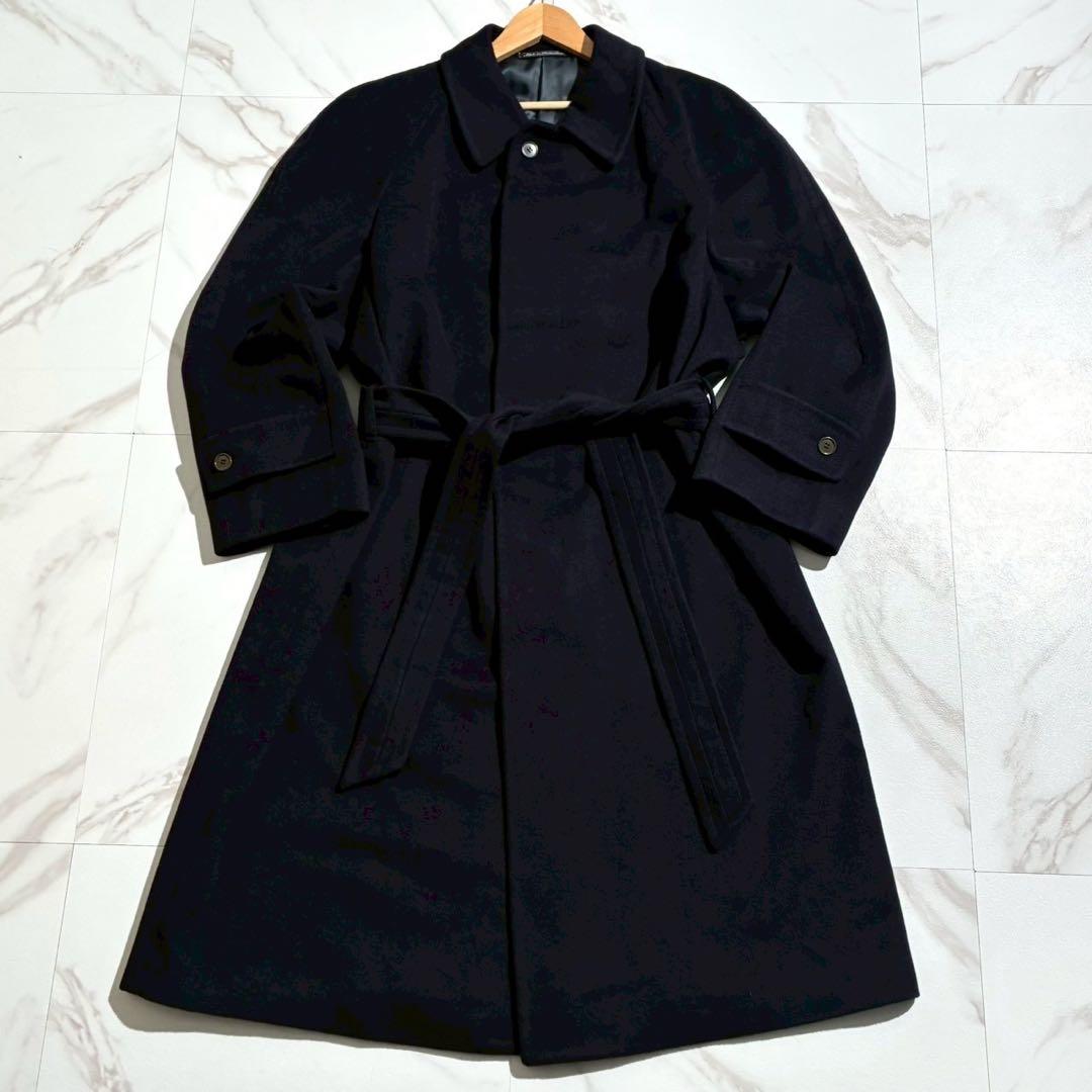 【極美品/カシミヤ100%/L】Dnhill ダンヒル トレンチコート マキシ丈