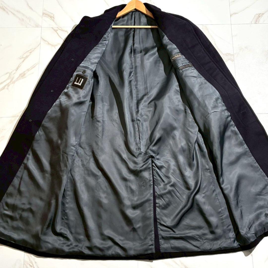 【極美品/カシミヤ100%/L】Dnhill ダンヒル トレンチコート マキシ丈